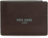 Pepe Jeans Portafogli profondi, portamonete, portafogli, ecopelle casual. Da Joumma Bags Portafoglio da donna Naty Shop Portafoglio orizzontale marrone