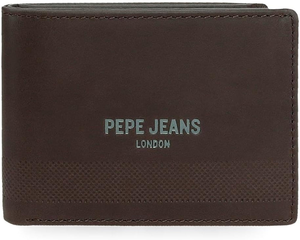 Pepe Jeans Portafogli profondi, portamonete, portafogli, ecopelle casual. Da Joumma Bags Portafoglio da donna Naty Shop Portafoglio orizzontale marrone