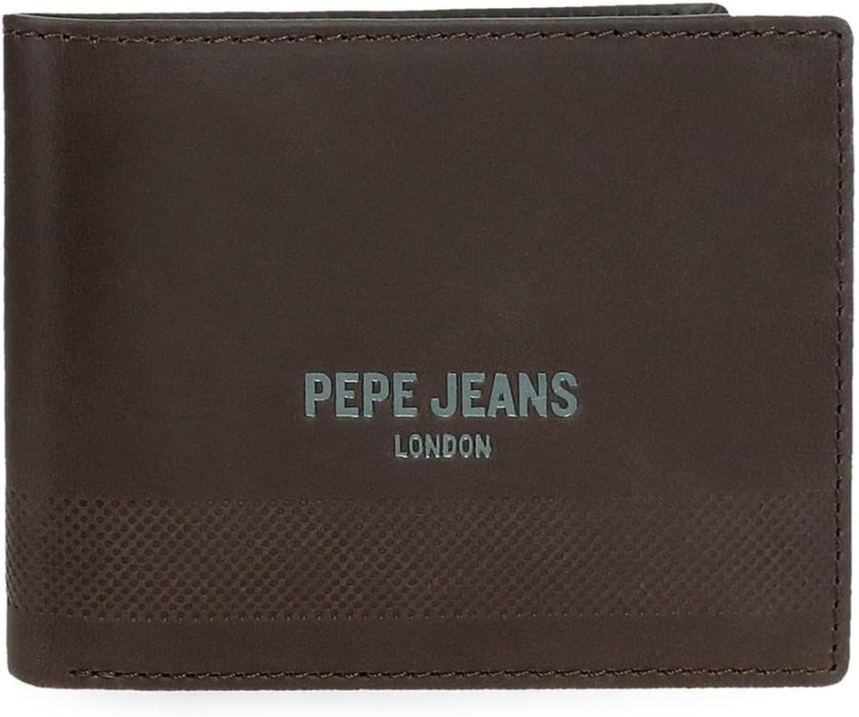 Pepe Jeans Portafogli profondi, portamonete, portafogli, ecopelle casual. Da Joumma Borse Portafoglio da donna Naty Shop Custodia marrone