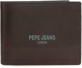 Pepe Jeans Portafogli profondi, portamonete, portafogli, ecopelle casual. Da Joumma Borse Portafoglio da donna Naty Shop Custodia marrone
