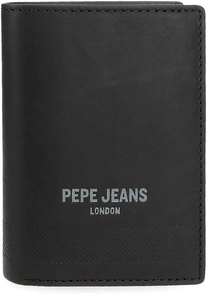 Pepe Jeans Portafogli profondi, portamonete, portafogli, ecopelle casual. Da Joumma Bags Naty Shop Portafoglio da donna Portafoglio profondo nero