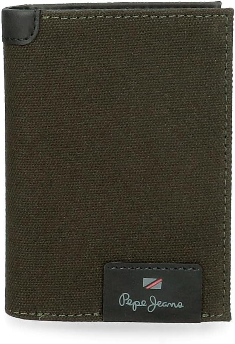 Pepe Jeans Hilltop Portafoglio verticale da uomo Naty Shop Portamonete verde 11