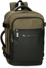 Pepe Jeans Borsa a tracolla Jarvis piccola verde 15x19,5x6 cm poliestere con dettagli in ecopelle Valigie e attrezzatura da viaggio Naty Shop Zaino cabina Verde scuro
