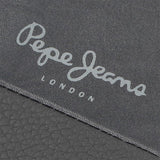 Pepe Jeans Joumma Bags Borsa doppia, Nero, 11 x 7 x 1,5 cm, Pelle, Nero, Taglia unica, Portafoglio Portafoglio da uomo Naty Shop