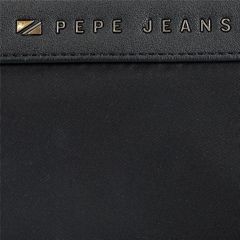 Pepe jeans Joumma Borse Zaino casual Morgan, borse da viaggio, beige e nero, ecopelle per donna, nero, taglia unica, portamonete Portafoglio Donna Naty Shop