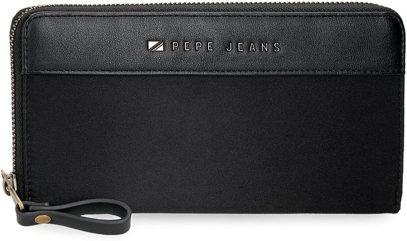 Pepe jeans Joumma Borse Morgan Zaino casual Borse da viaggio Beige Nero Ecopelle per donna Nero Taglia unica Portafoglio Donna Naty Shop Titolo predefinito