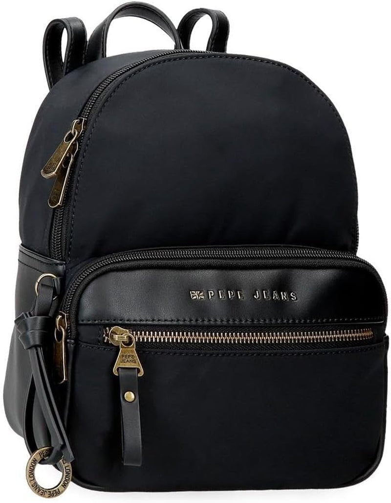 Pepe Jeans Morgan Zaini casual Borse da viaggio Beige Nero Ecopelle per donna di Joumma Borse Bagagli e viaggi Naty Shop Zaino nero 25