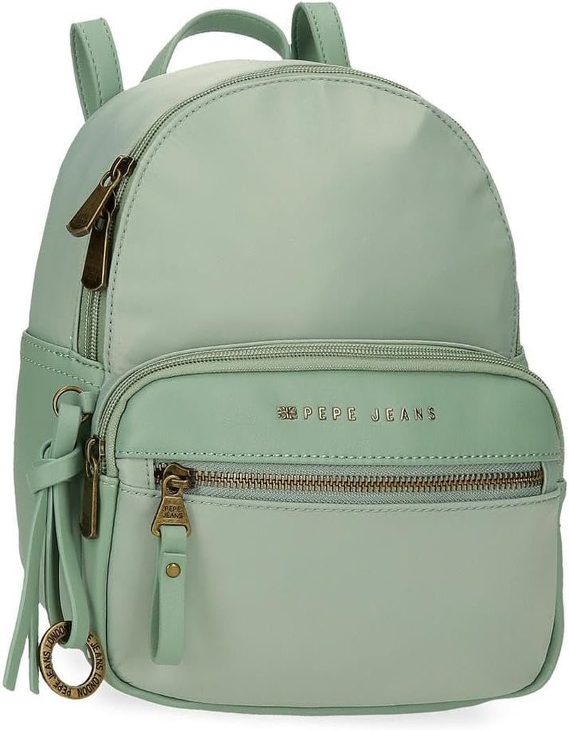 Pepe Jeans Morgan Zaini casual Borse da viaggio Beige Nero Ecopelle per donna di Joumma Borse Bagagli e viaggi Naty Shop Zaino verde 25