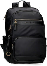 Pepe Jeans Morgan Zaini casual Borse da viaggio Beige Nero Ecopelle per donna di Joumma Borse Bagagli e attrezzatura da viaggio Naty Shop Zaino per PC nero