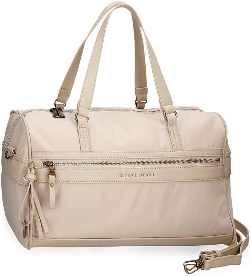 Pepe Jeans Morgan Zaini casual Borse da viaggio Beige Nero Ecopelle da donna di Joumma Borse Bagagli e attrezzatura da viaggio Naty Shop Zaino da viaggio Beige