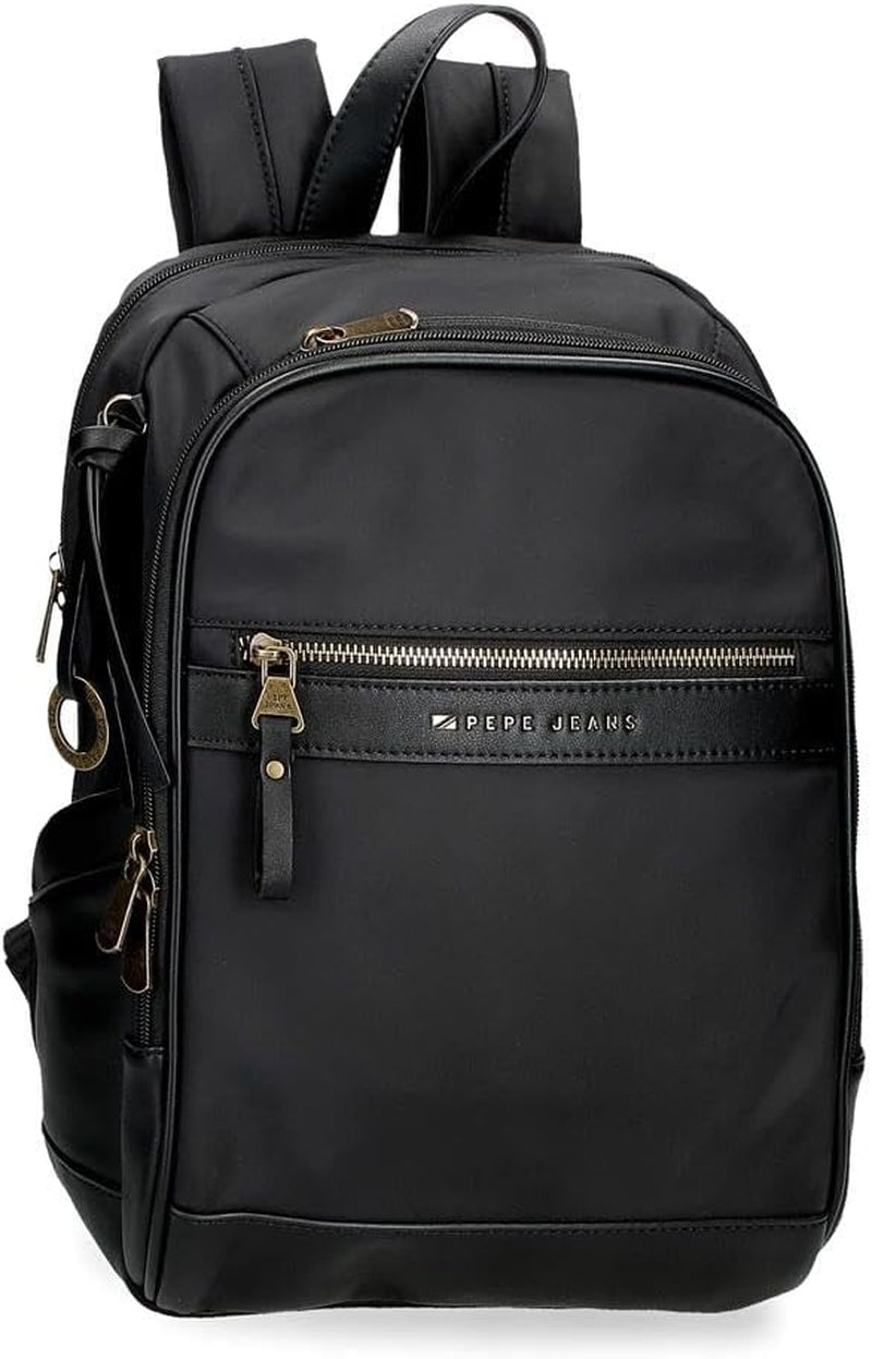 Pepe Jeans Morgan Zaini casual Borse da viaggio Beige Nero Ecopelle da donna di Joumma Borse Bagagli e viaggi Naty Shop Zaino nero