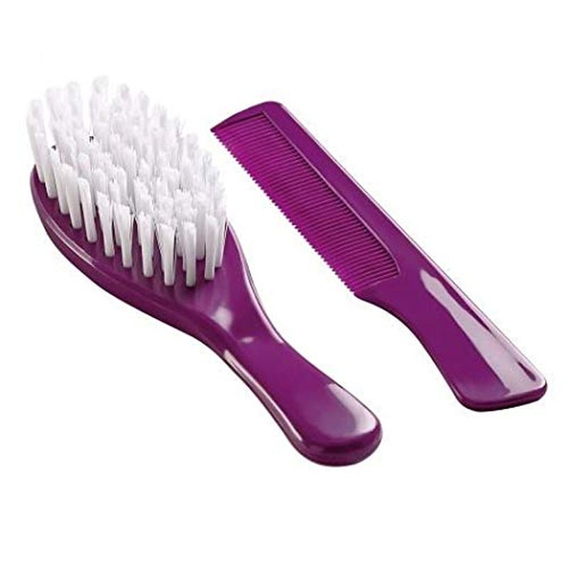 Spazzola e pettine, prugna Bambini - Bagno e Cura Naty Shop