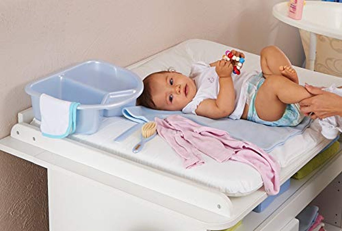 Pettine e spazzola Rotho Babydesign, setole naturali, da 0 mesi, TOP/Bella Bambina, Babybleu Perl (azzurro), 20059010301 Bambino - Bagno e Cura Naty Shop