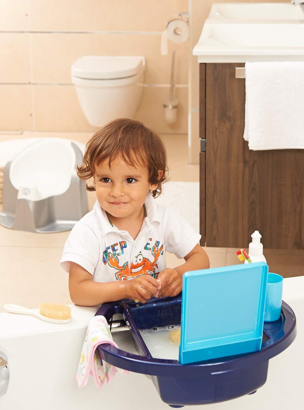 Pettine e spazzola Rotho Babydesign, setole naturali, da 0 mesi, TOP/Bella Bambina, Babybleu Perl (azzurro), 20059010301 Bambino - Bagno e Cura Naty Shop
