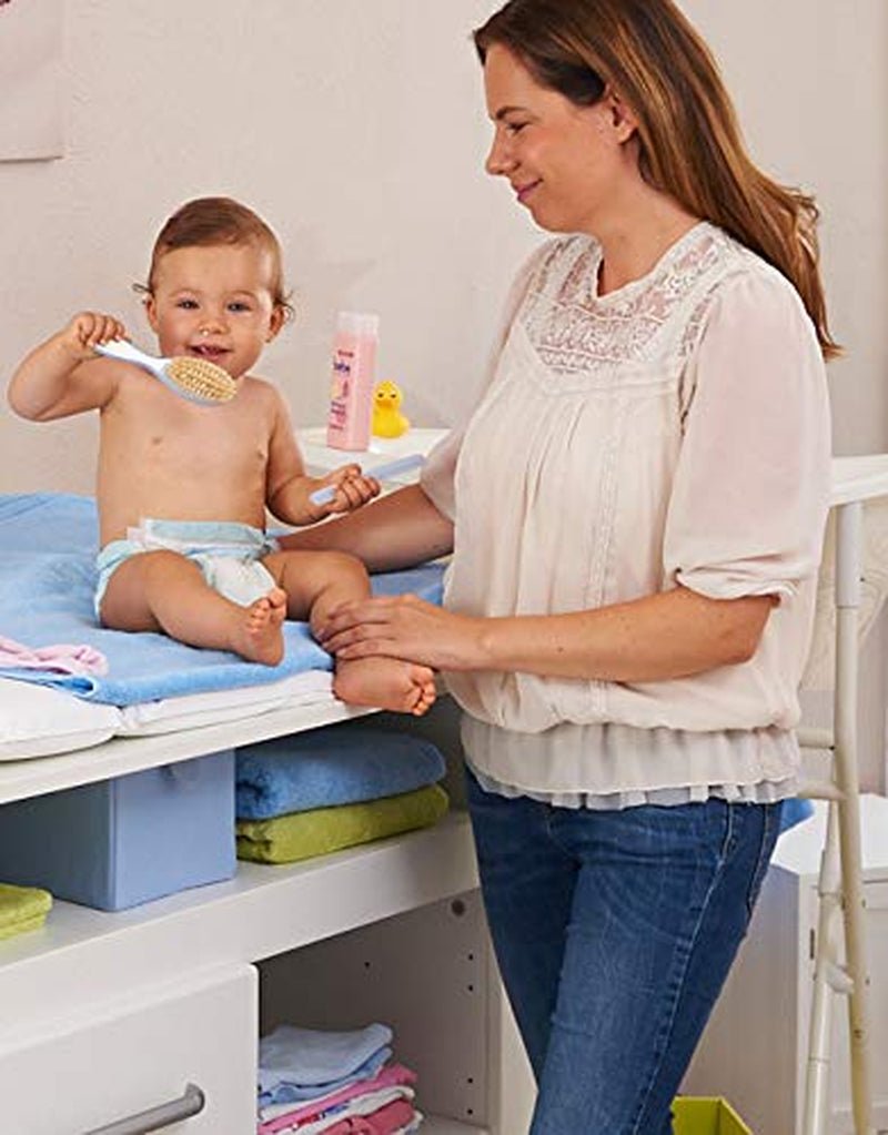 Pettine e spazzola Rotho Babydesign, setole naturali, da 0 mesi, TOP/Bella Bambina, Babybleu Perl (azzurro), 20059010301 Bambino - Bagno e Cura Naty Shop