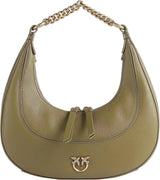 Pinko donna BRIOCHE HOBO Mini KALB MORB, V62q_Green Thread-Antique Gold Borse Donna Naty Shop Titolo predefinito