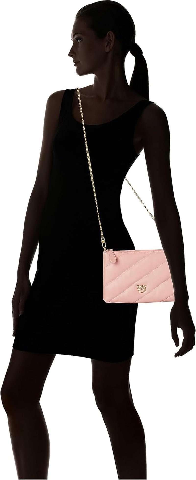 Pinko Marsupio Piatto Donna Nappa Pecora FLACHTASCHE SCHAFNAPPA Borse Donna Naty Shop