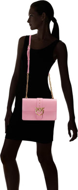 Pinko Ladies Love One Classic Cl Vitello Seta Borsa Borse da Donna Naty Shop