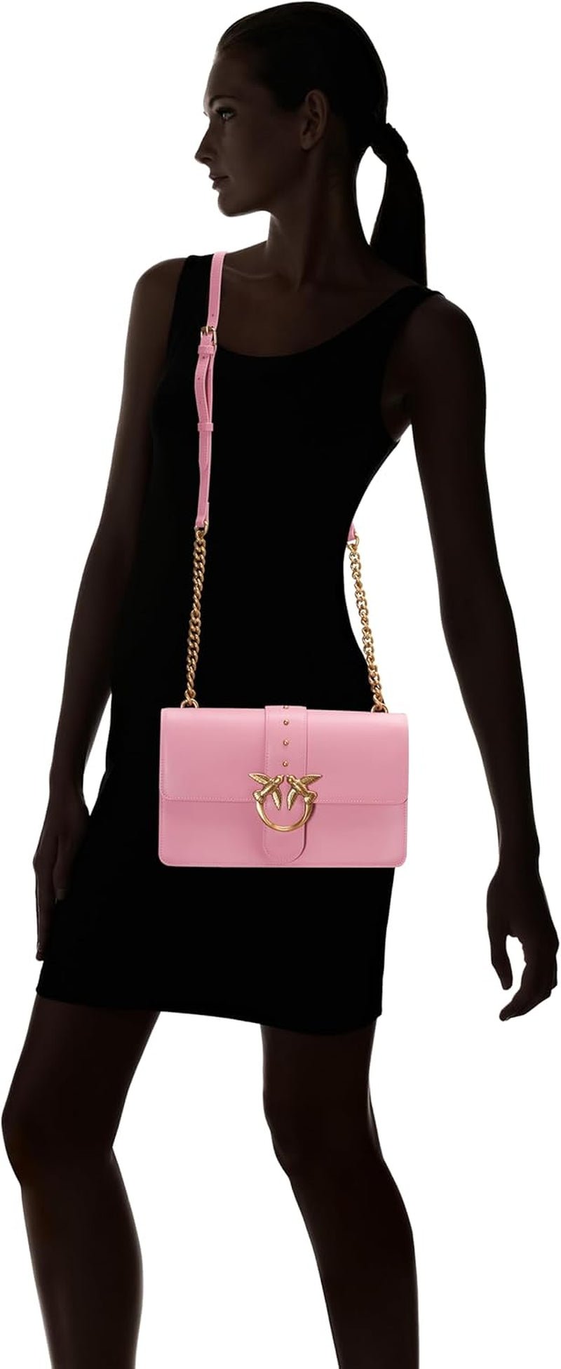 Pinko Ladies Love One Classic Cl Vitello Seta Borsa Borse da Donna Naty Shop