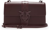 Pinko Ladies Love One Classic Cl Borsa in naplack color block Donna Borse Naty Shop M03B_Bordeaux-Trumps-Bloc C