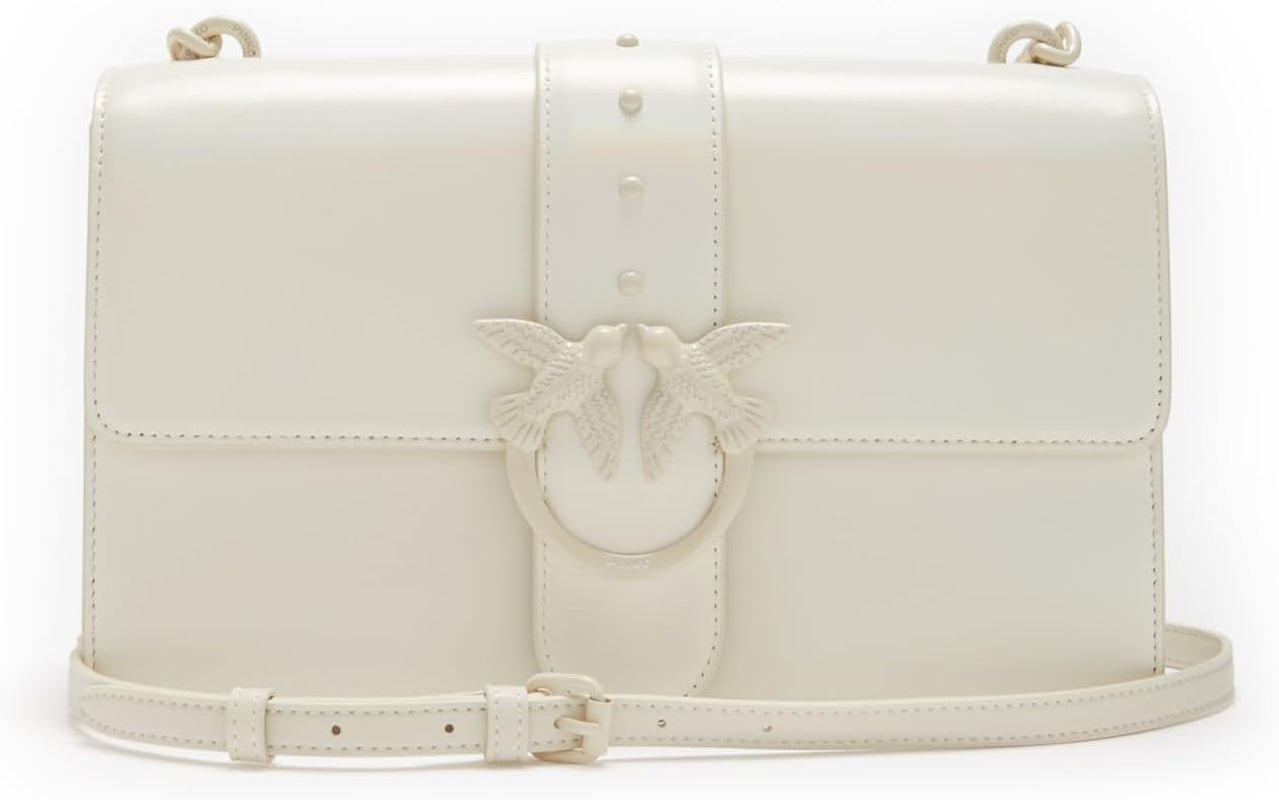 Pinko Borsa Ladies Love One Classic Cl Naplack Color Block Donna Borse Naty Shop Z14B_White + color block bianco