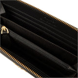 Pinko Ryder Portafoglio da Donna con Zip in Pelle Stampa Logo Accessori da Viaggio, Zm7q_Black/Marrone/Bianco.Antique Go Wallet Donna Naty Shop