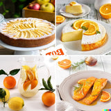 Arance fresche liofilizzate a mezze fette - arance disidratate a freddo per cocktail professionali frutta fresca liofilizzata frutta secca per cocktail - confezione da 1 litro ca. 70 prodotti disidratati Naty Shop
