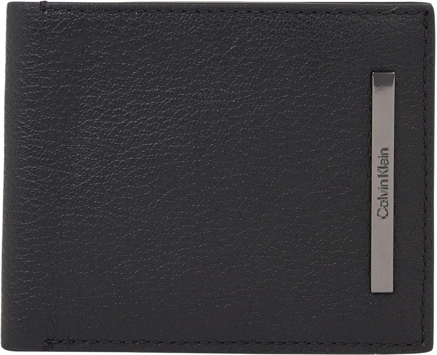 Portafoglio da uomo Calvin Klein Modern Bar Bifold in pelle, Nero (Ck Black), Taglia unica Portafoglio da uomo Naty Shop Titolo predefinito