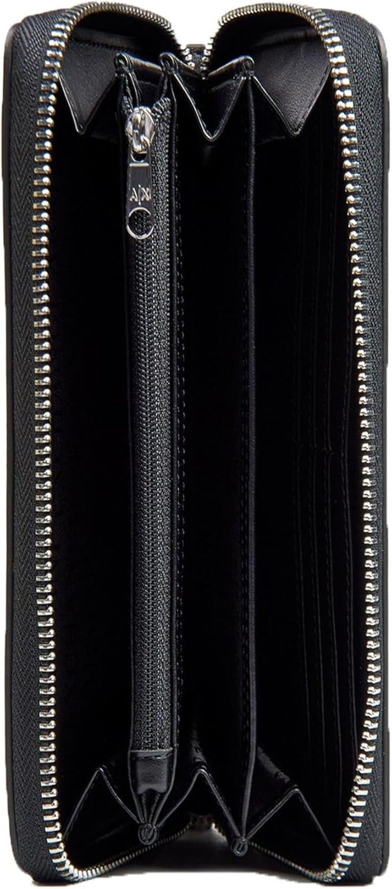 Armani Exchange Portafoglio bi-fold da donna con logo in rilievo Melrose Naty Shop Portafoglio da uomo