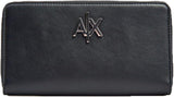 Armani Exchange Portafoglio bi-fold da donna con logo in rilievo Melrose Naty Shop Portafoglio da uomo