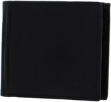 Portafoglio bifold da uomo in pelle Ingram Fossil 11,43 cm di lunghezza x 1,905 cm di larghezza x 8,89 cm di altezza Portafoglio da uomo Naty Shop Nero