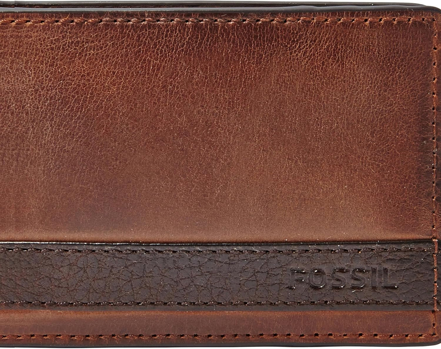 Portafoglio bifold in pelle Quinn da uomo Fossil 10 cm L x 1,5 cm L x 7 cm A Portafoglio da uomo Naty Shop