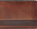 Portafoglio bifold in pelle Quinn da uomo Fossil 10 cm L x 1,5 cm L x 7 cm A Portafoglio da uomo Naty Shop
