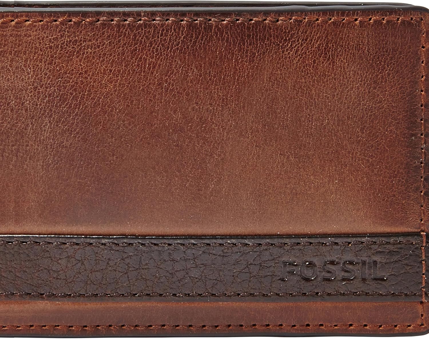 Portafoglio bifold in pelle Quinn da uomo Fossil 10 cm L x 1,5 cm L x 7 cm A Portafoglio da uomo Naty Shop