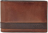 Portafoglio bifold in pelle Quinn da uomo Fossil 10 cm L x 1,5 cm L x 7 cm A Portafoglio da uomo Naty Shop