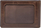 Portafoglio bifold da uomo in pelle Fossil Andrew 11,5 cm di lunghezza x 1,9 cm di larghezza x 7,7 cm di altezza Portafoglio da uomo Naty Shop