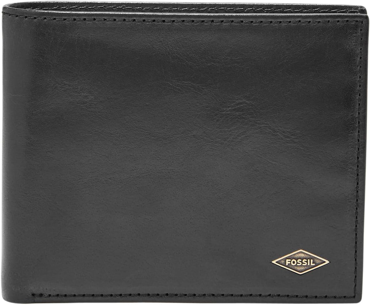Portafoglio bifold in pelle Fossil Ryan da uomo 11,43 cm L x 2,54 cm L x 9,525 cm A Portafoglio da uomo Naty Shop Nero