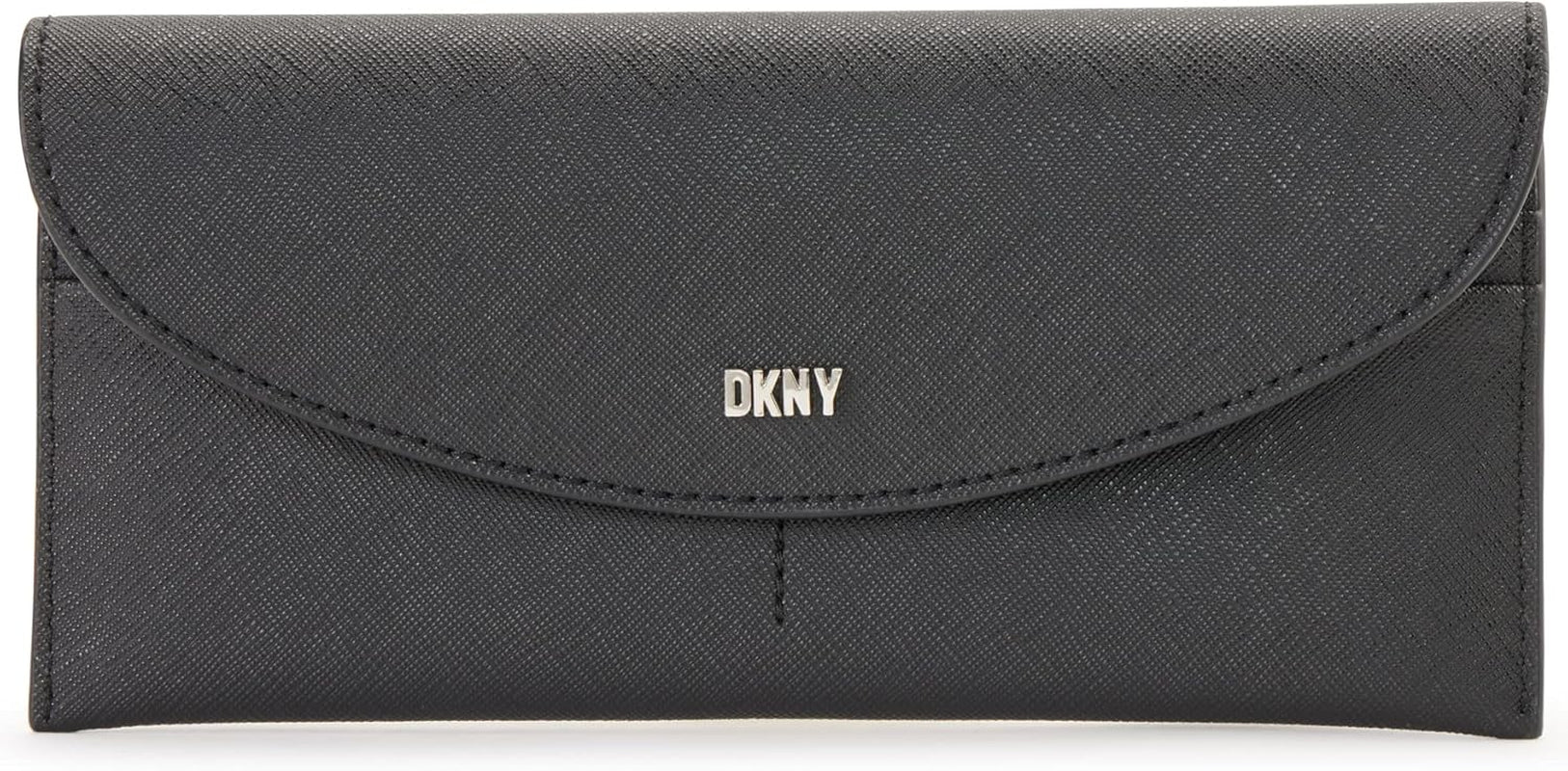 Portafoglio DKNY Phoenix con patta da donna Portafoglio Naty Shop Nero/Argento Taglia unica