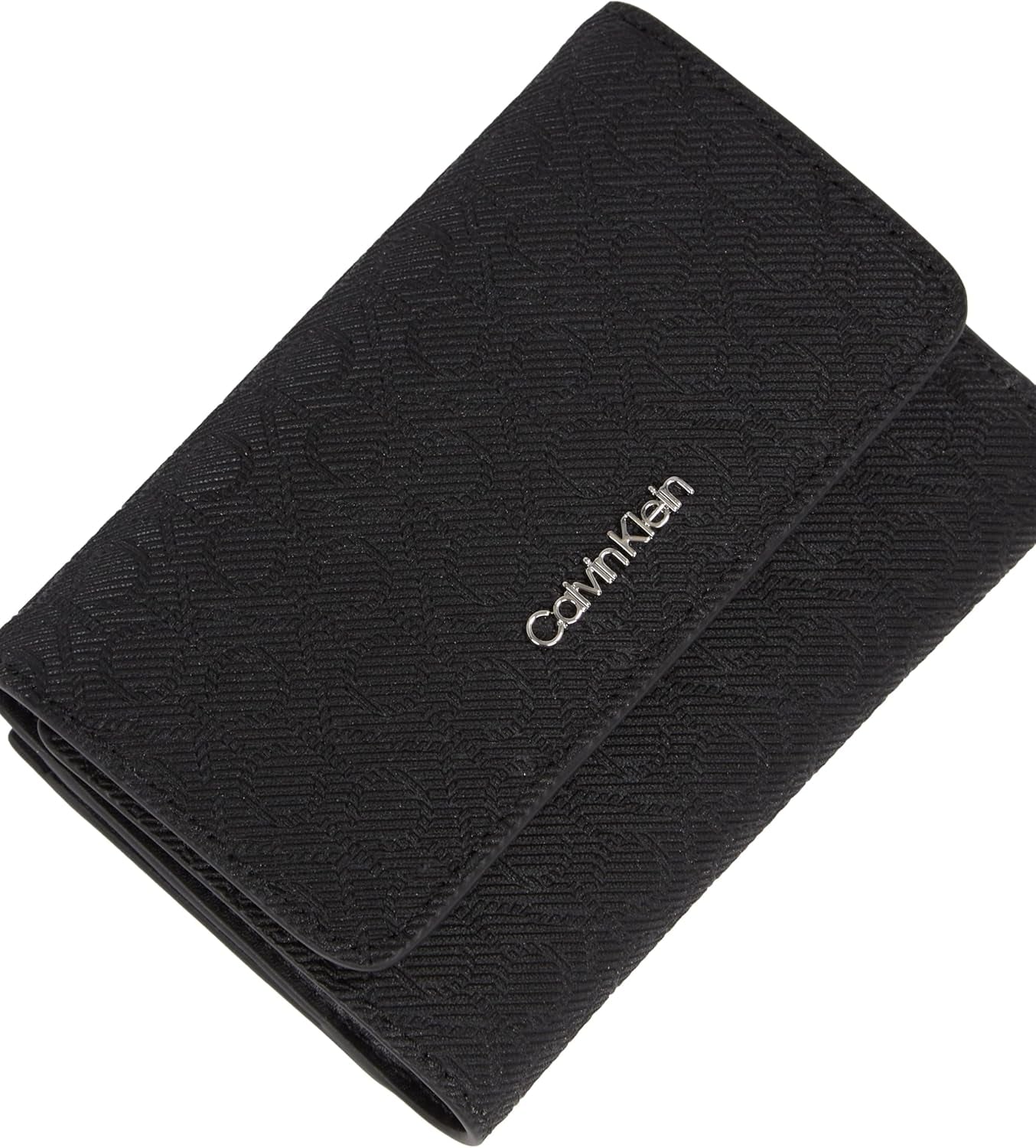 Portafoglio da donna Calvin Klein Must Small Trifold Mono Klein, nero (Black Mono), taglia unica Portafoglio da donna Naty Shop