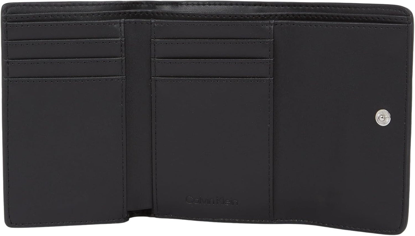 Portafoglio da donna Calvin Klein Must Small Trifold Mono Klein, nero (Black Mono), taglia unica Portafoglio da donna Naty Shop