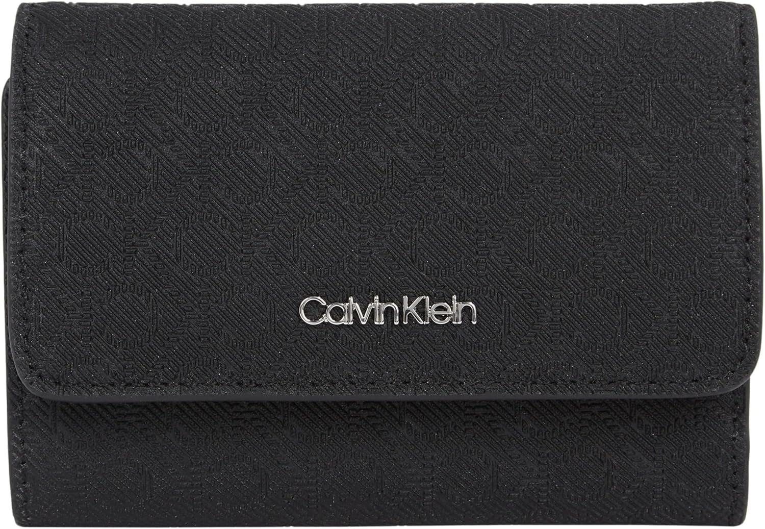 Portafoglio da donna Calvin Klein Must Small Trifold Mono Klein, Nero (Black Mono), Taglia unica Portafoglio da donna Naty Shop Titolo predefinito