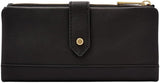 Portafoglio da donna in pelle Fossil Laine Portafoglio da donna Naty Shop Nero