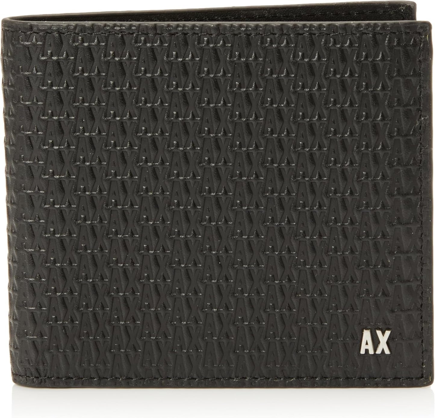 Elba, Essential, Portafoglio bi-fold da uomo con mini logo in metallo Armani Exchange Portafoglio da uomo Naty Shop Titolo predefinito