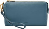 Portafoglio Fossil in pelle o poliestere da donna Portafoglio da donna Naty Shop Blu turchese