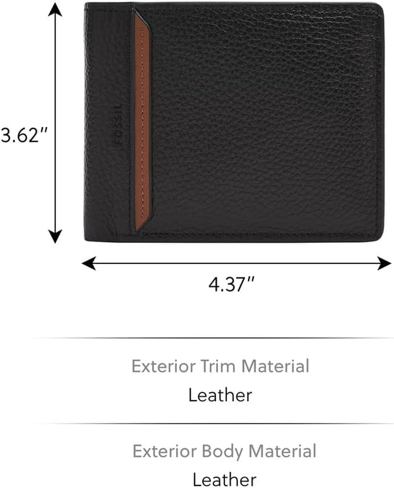 Portafoglio bi-fold da uomo Fossil Huntington Naty Shop Portafoglio da uomo
