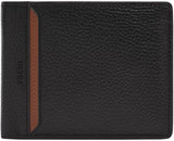Portafoglio da uomo bi-fold Fossil Huntington Naty Shop Portafoglio da uomo Nero S