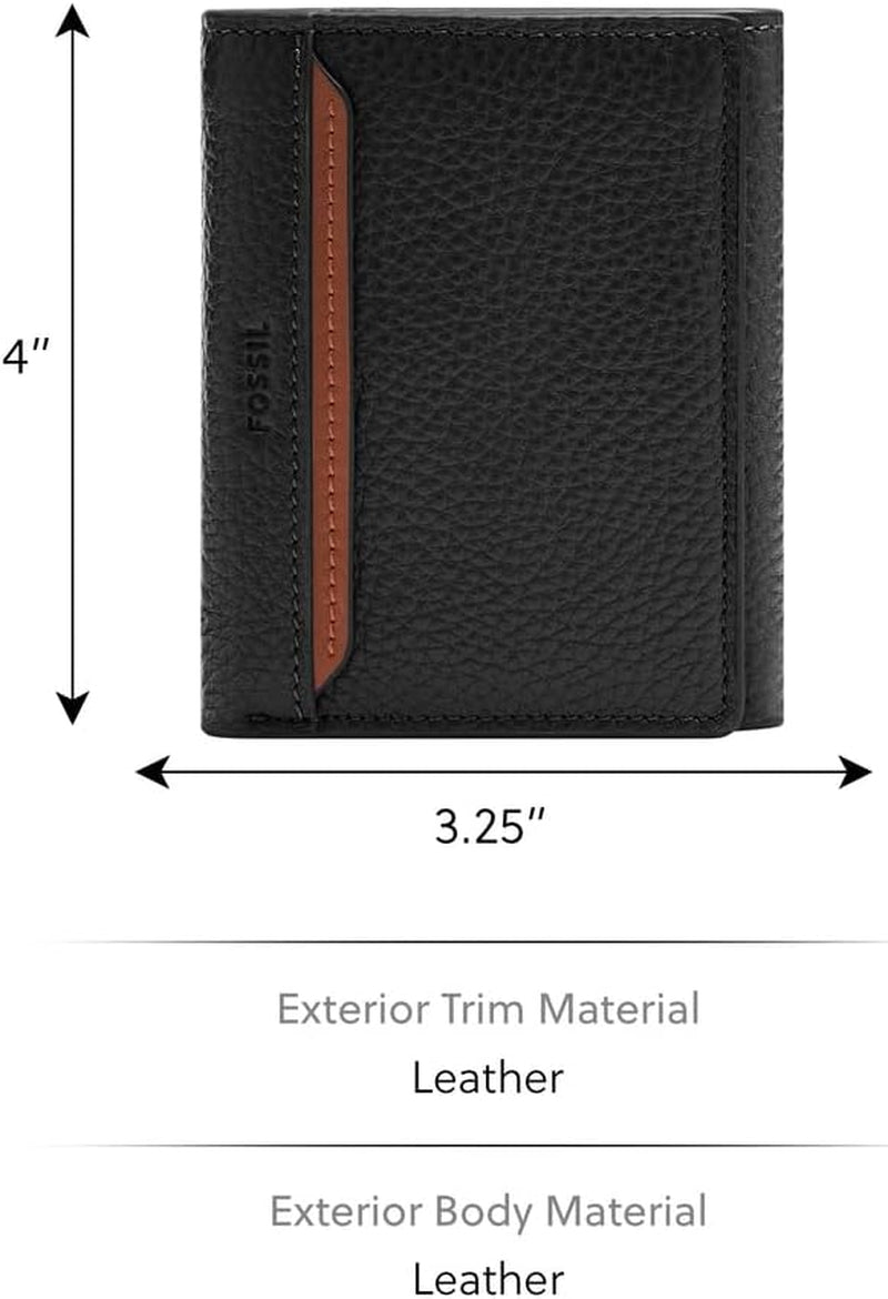 Portafoglio Tri-Fold da Uomo Fossil Huntington Naty Shop Portafoglio da Uomo