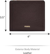 Portafoglio bi-fold da donna Fossil Logan, Marrone Naty Shop Portafoglio da donna