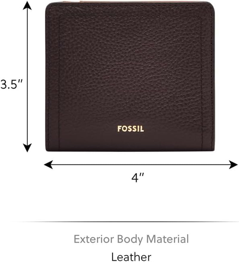 Portafoglio bi-fold da donna Fossil Logan, Marrone Naty Shop Portafoglio da donna