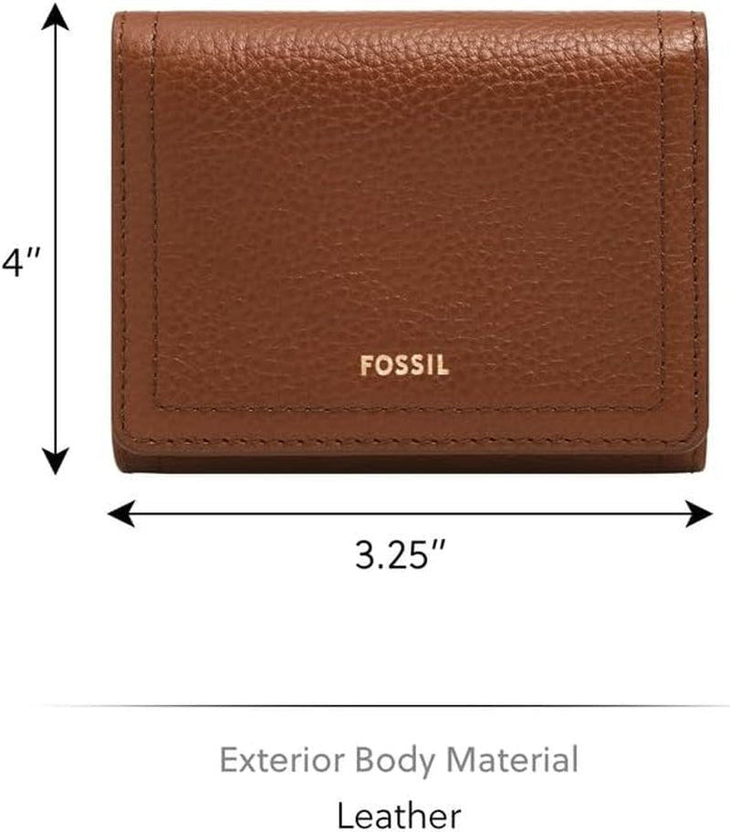 Portafoglio Tri-Fold da Donna Fossil Logan, Marrone Naty Shop Portafoglio da Donna